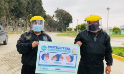 TRABAJADORES PARTICIPAN DE CAMPAÑA DE CONCIENTIZACIÓN SOBRE EL COVID-19