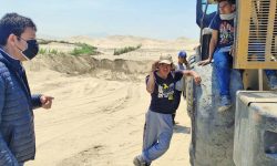 P.E. CHINECAS DETIENE TRABAJOS DE INVASORES EN SECTOR CH1, SUB SECTOR SAN ANTONIO