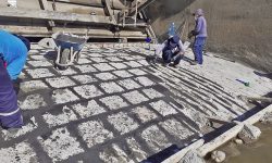 El P.E. CHINECAS REALIZA TRABAJOS DE MANTENIMIENTO DE LAS COMPUERTAS Y BARRAJE MOVIL DE LA BOCATOMA LA HUACA