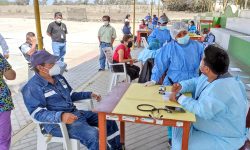 VACUNAN A TRABAJADORES DE P.E. CHINECAS CONTRA LA INFLUENZA Y NEUMOCOCO