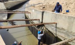 CHINECAS CORTA DE EMERGENCIA ABASTECIMIENTO DE AGUA POR DESPRENDIMIENTO DE PAÑOS EN CANAL IRCHIM Y ASÍ EVITAR CUANTIOSAS PÉRDIDAS