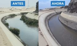 REALIZAMOS TRABAJOS DE LIMPIEZA EN EL CANAL DE DERIVACIÓN LA HUACA – NEPEÑA