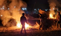 CHINECAS DESALOJA Y QUEMA RANCHOS DE INVASORES QUE VOLVIERON A OCUPAR PAMPAS DE ATAHUALPA