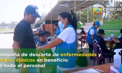 CHINECAS GESTIONA CON ESSALUD CAMPAÑA MÉDICA PARA SUS TRABAJADORES