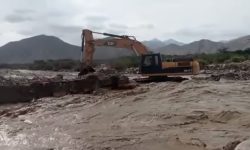 CHINECAS REALIZA TRABAJOS DE PREVENCIÓN EN ZONAS CRITICAS DEL RÍO LACRAMARCA PARA EVITAR HUAICOS