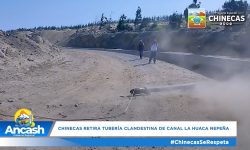 RETIRAMOS TUBERÍA CLANDESTINA INSTALADA POR INVASOR QUE HURTABA AGUA DEL CANAL LA HUACA – NEPEÑA