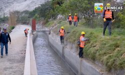 P.E. CHINECAS REALIZA LIMPIEZA DE CANAL DE DERIVACIÓN CHIMBOTE CORRESPONDIENTE A SEGUNDO CORTE ANUAL