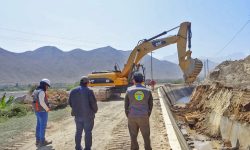 CONTINÚAN LOS TRABAJOS DE RECONSTRUCCIÓN DEFINITIVA EN LA INFRAESTRUCTURA HIDRÁULICA MAYOR DE CHINECAS