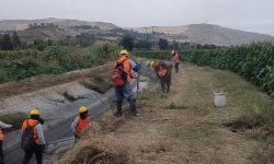 TRABAJO ARDUO REALIZAN EN EL SISTEMA HIDRÁULICO DE LA HUACA NEPEÑA Y DE LA VÍBORA