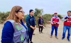 GERENTA GENERAL (E) DE CHINECAS SUPERVISA LEVANTAMIENTO TOPOGRÁFICO GEORREFERENCIADO E INSPECCIONES OCULARES  EN ASOCIACIÓN CAMPO VERDE , SECTOR  PAMPA LA CARBONERA
