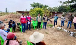 CHINECAS Y COFOPRI REALIZAN LABORES DE SOCIALIZACIÓN EN LA ASOCIACIÓN DE AGRICULTORES LOS ÁNGELES UBICADA EN PAMPA LA CARBONERA