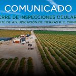 COMUNICADO DE CIERRE DE INSPECCIONES OCULARES